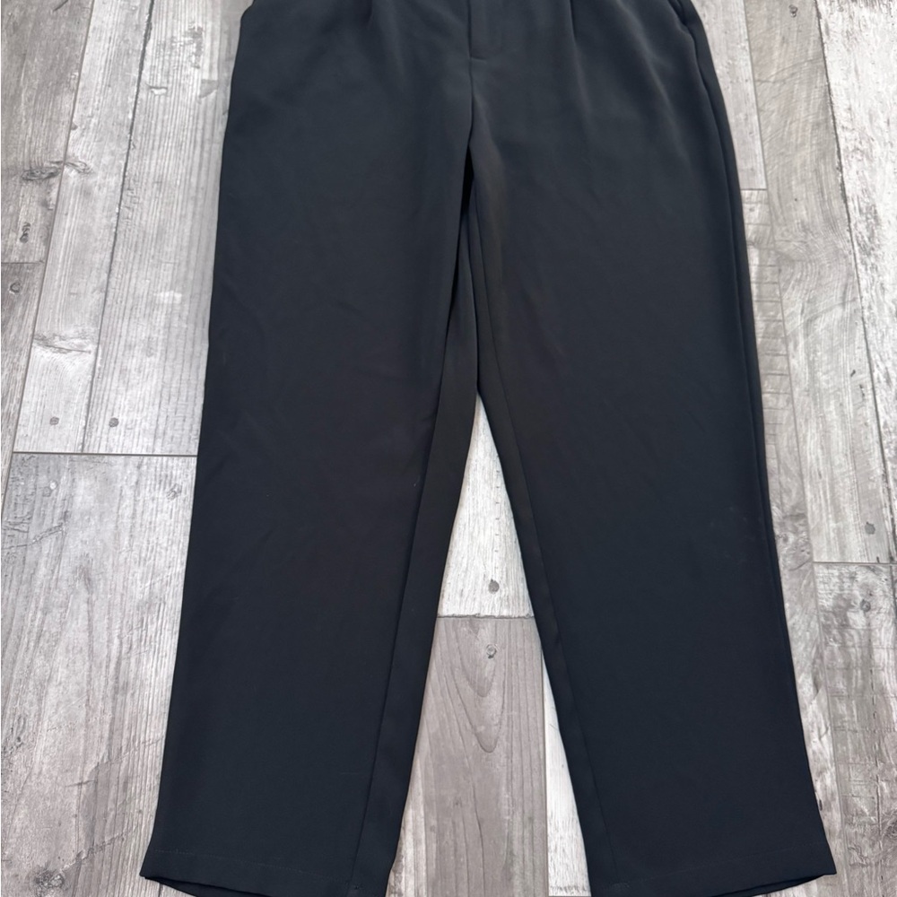 Halara High Waisted Pocket Solid Work Tapered Pan… - image 3